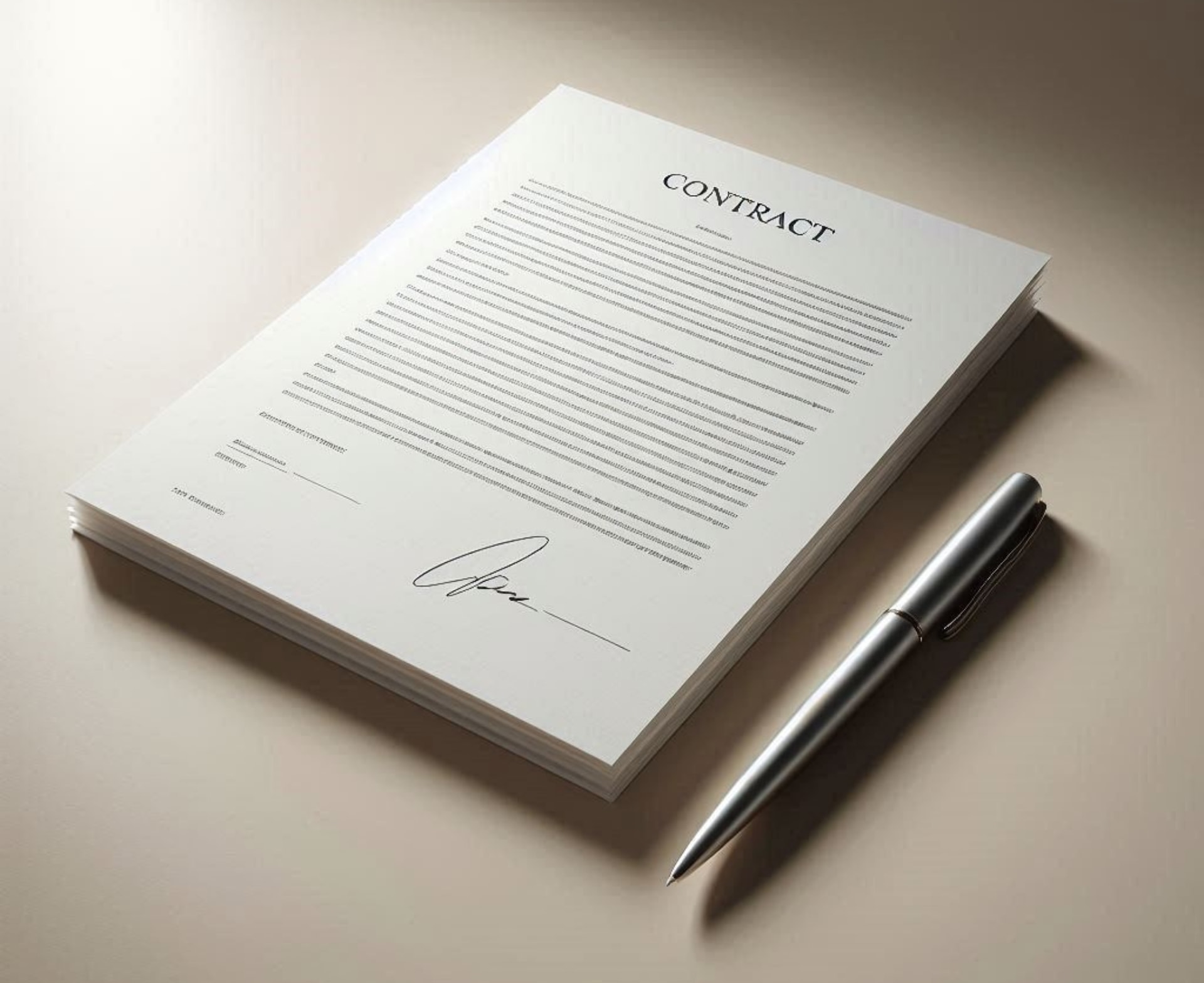 Un compromis de vente signé